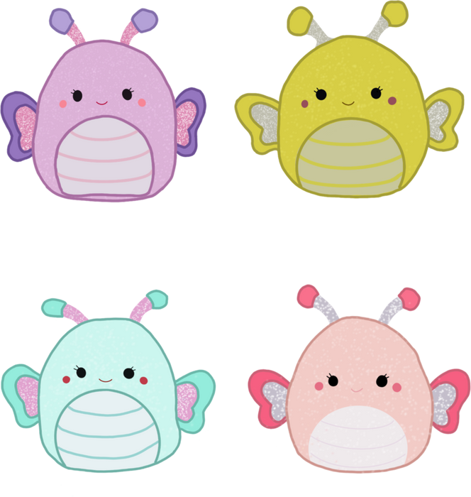 icon Butterfly Art sticker butterfly squishmallow sticker pa