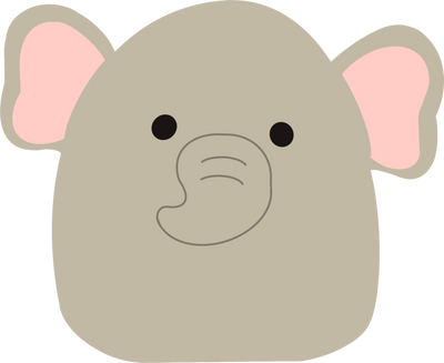 icon Trunk sticker elephant squishmallow mila